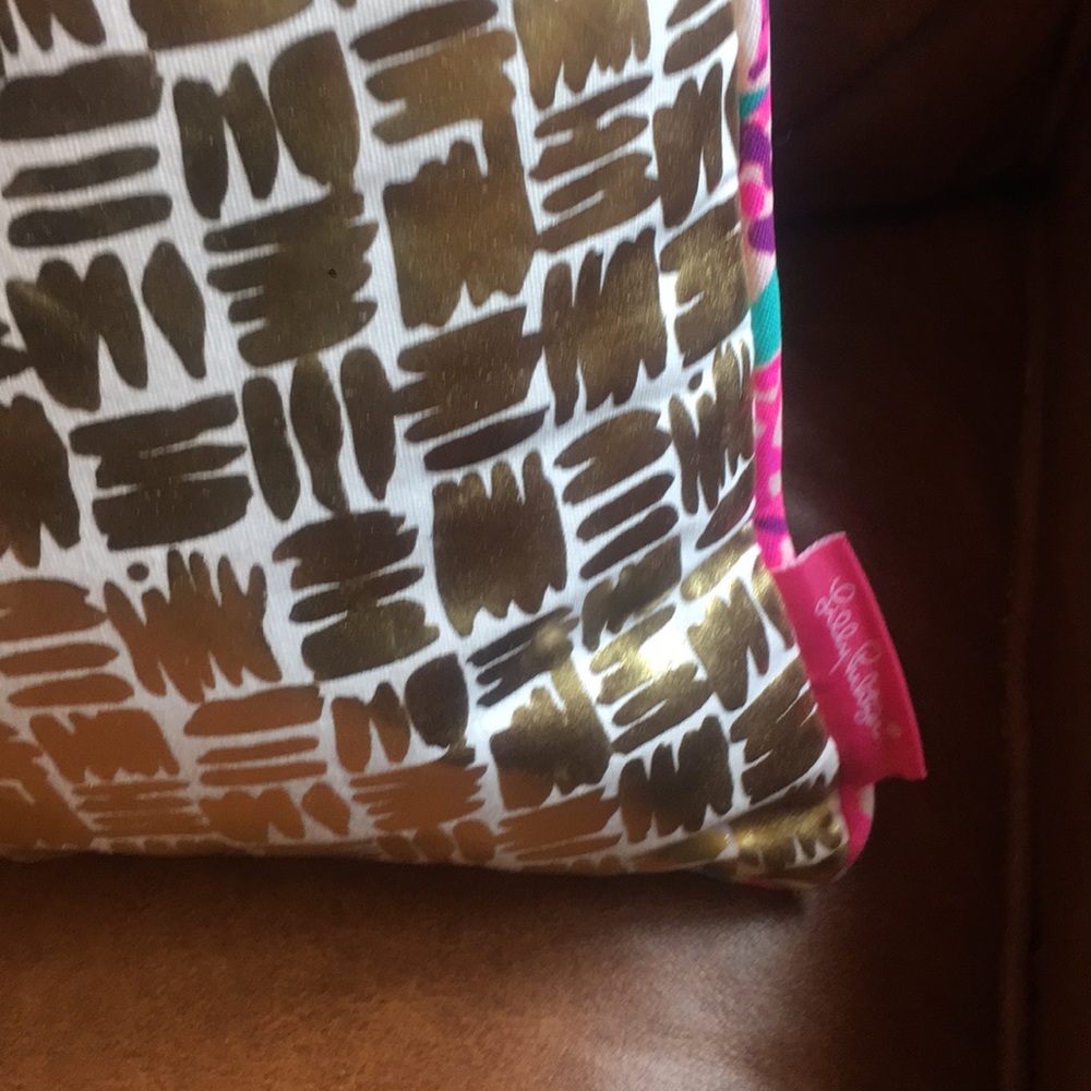 NWT Lilly Pulitzer square decorative pillow - Picture 3 of 9